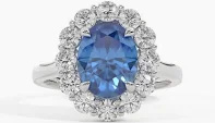 Premium Platinum Diamond Wedding Ring for Women () - Image 1